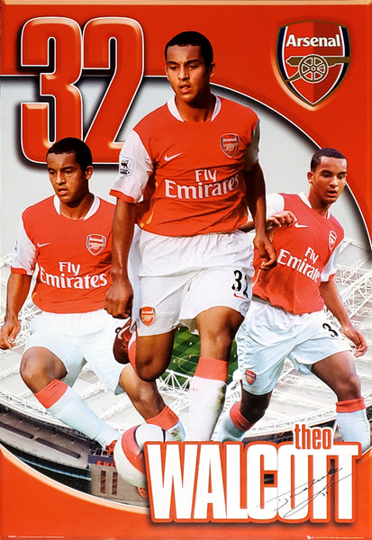 Theo Walcott "Triple Action" Arsenal FC Poster - GB 2006