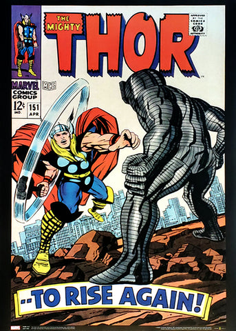 The Mighty Thor #151 (April 1968) Marvel Comics Official Cover Poster Print - Asgard Press