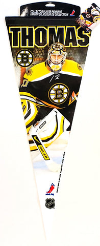 Tim Thomas Boston Bruins Goaltender Premium Felt Collector's Pennant - L.E. /2,009