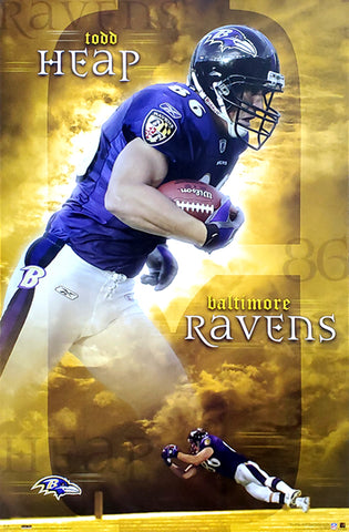 Todd Heap "Playmaker" Baltimore Ravens NFL Action Poster - Costacos 2004