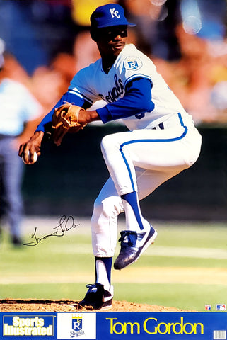 Tom Gordon "Flash" Kansas City Royals Poster - Marketcom/S.I. 1989