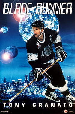 Tony Granato "Blade Runner" Los Angeles Kings 1993 NHL Theme Action Poster - Costacos Final Stock Collection