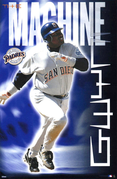 Tony Gwynn "The Machine" San Diego Padres MLB Action Poster - Costacos 2000