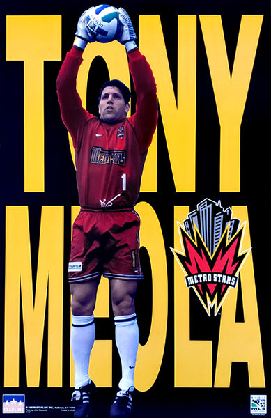 Tony Meola New York-New Jersey MetroStars Vintage Original MLS Soccer Poster - Starline Inc. 1997