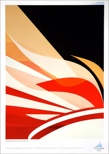 Torino 2006 Olympic Flame Ceremony Official Poster - Bolaffi S.p.A.