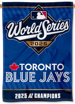 Toronto Blue Jays 2025 AL Champions World Series Commemorative 28x40 Wall Banner - Wincraft