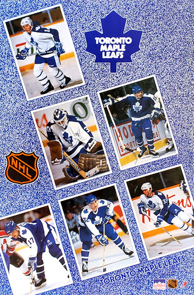 Toronto Maple Leafs "Super Action" 6-Player Team Poster - Starline 1990