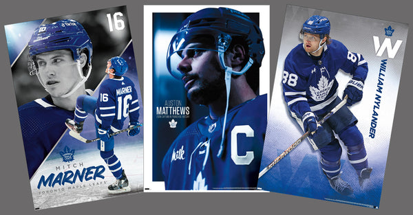 COMBO: Toronto Maple Leafs 3-Poster Superstars Combo Set (Matthews, Nylander, Marner)