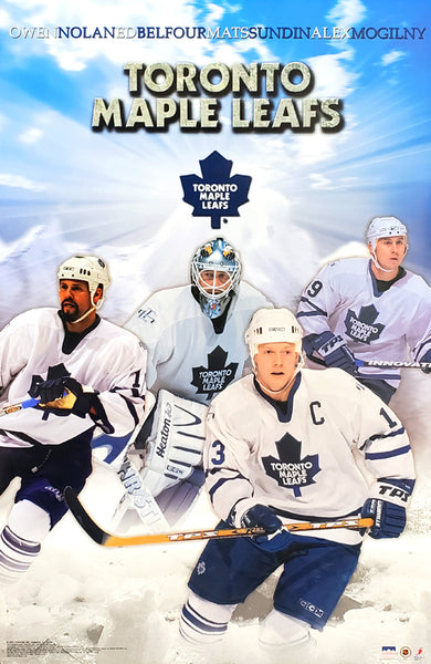 Toronto Maple Leafs "Heaven Sent" NHL Action Poster (Sundin, Belfour, Mogilny, Nolan) - Starline 2003