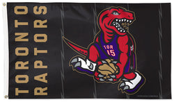 Toronto Raptors "Dino Vince" 2024-25 City Edition Official NBA Basketball 3'x5' DELUXE Team Flag - Wincraft