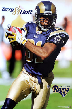 Torry Holt "81 Action" St. Louis Rams NFL Action Poster- Costacos 2006