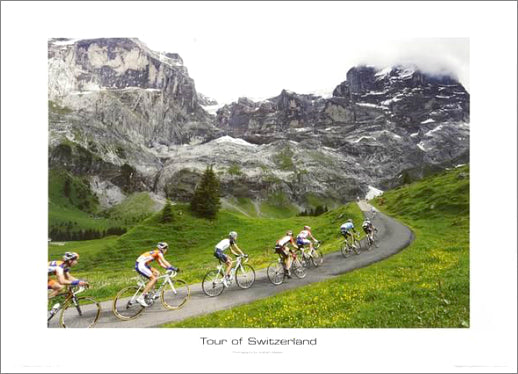 Tour of Switzerland "Climbing the Scheidegg" Premium Poster Print - Graham Watson 2011