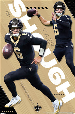 Tyler Shough "Gunslinger" New Orleans Saints QB NFL Action Wall Poster - Costacos 2026