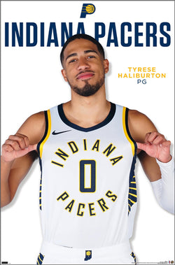 Tyrese Haliburton "Superstar" Indiana Pacers NBA Basketball Official Poster - Costacos Sports