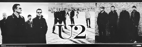 U2 No Line On The Horizon Triptych Music Poster - Funky Enterprises Inc.