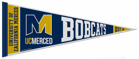UC Merced Golden Bobcats Official NCAA Team Felt Pennant - Rico Inc.