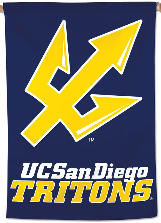 College Flags And Banners Co. San Diego Tritons Flag - 3' X 5' Nylon, Officially Licensed UCSD Flag