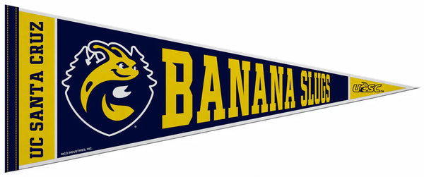 University of California, Santa Cruz BANANA SLUGS Official NCAA Team Felt Pennant - Rico Inc.