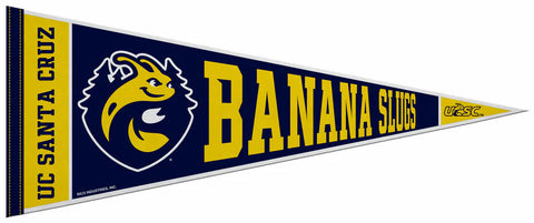 University of California, Santa Cruz BANANA SLUGS Official NCAA Team Felt Pennant - Rico Inc.