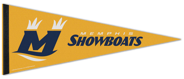 Memphis Showboats Official UFL Football Premium Felt Collector's Pennant - Wincraft 2024