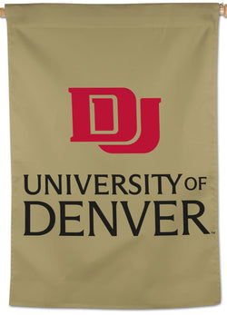 University of Denver DU Pioneers Official NCAA Team Logo NCAA Premium 28x40 Wall Banner - Wincraft Inc.