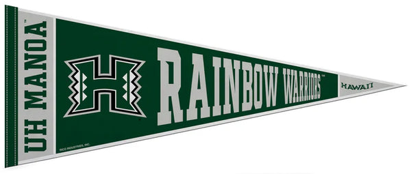 University of Hawaii UH Manoa RAINBOW WARRIORS Official NCAA Team Felt Pennant - Rico Inc.