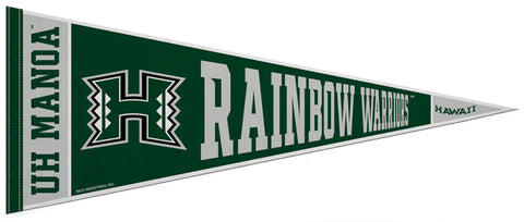 University of Hawaii UH Manoa RAINBOW WARRIORS Official NCAA Team Felt Pennant - Rico Inc.