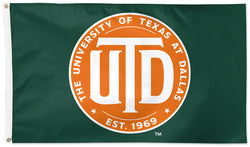 UTD University of Texas at Dallas Comets Official NCAA Deluxe 3'x5' Team Flag - Wincraft