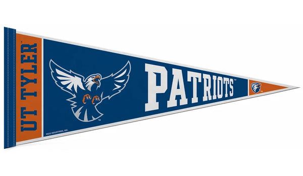 University of Texas at Tyler UT TYLER PATRIOTS Official NCAA Team Felt Pennant - Rico Inc.