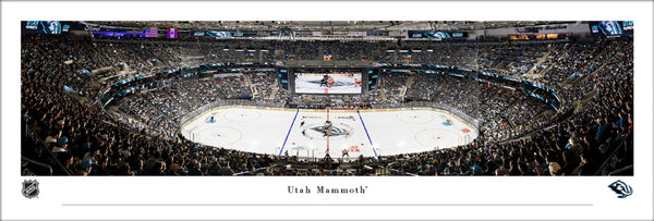 Utah Mammoth Opening Game 2025-26 Delta Center Panoramic Poster Print - Blakeway 2025
