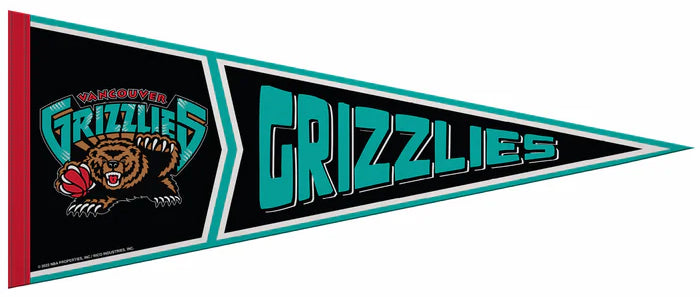 Memphis Grizzlies Premium Pennant - 30w x 12h inch Memphis Grizzlies Premium Pennant - 30w x 12h inch