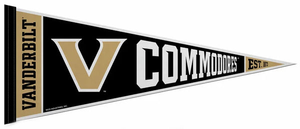 Vanderbilt University COMMODORES Official NCAA Team Premium Felt Pennant - Rico Inc.