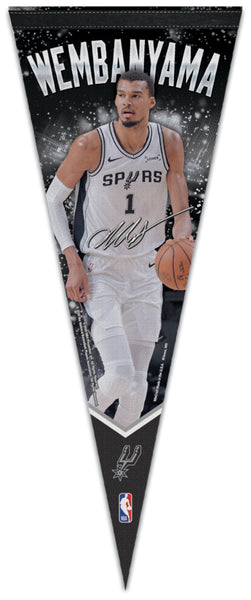 Victor Wembanyama San Antonio Spurs Signature-Action-Series Premium Felt NBA Pennant - Wincraft 2026