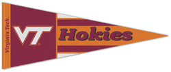Virginia Tech Hokies Official NCAA Team Logo Premium Felt Collector's Pennant - Wincraft