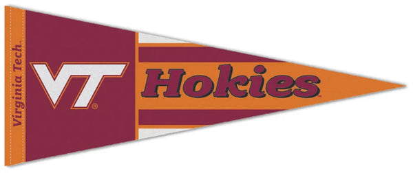 Virginia Tech Hokies Official NCAA Team Logo Premium Felt Collector's Pennant - Wincraft
