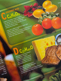 Vitamins Food Nutritional Healthy Eating Wall Chart Poster - Eurographics