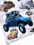 Volkswagen Beetles "85 Bugs" Automobile Car Collage Poster - Eurographics Inc.