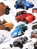 Volkswagen Beetles "85 Bugs" Automobile Car Collage Poster - Eurographics Inc.