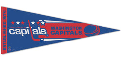 Washington Capitals "Established 1974" NHL Vintage Hockey Collection Premium Felt NHL Pennant - Wincraft