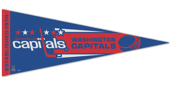 Washington Capitals "Established 1974" NHL Vintage Hockey Collection Premium Felt NHL Pennant - Wincraft