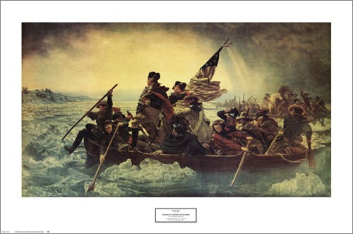Washington Crossing the Delaware by Emanuel Leutze (1816-1868) Poster Print - NYGS