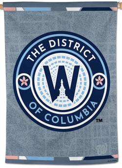 Washington Nationals "District Blueprint" Style MLB City Connect 2025 28x40 Wall Banner - Wincraft