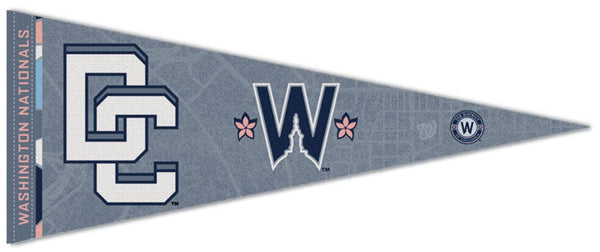 Washington Nationals "District Blueprint"-Style Official MLB City Connect Style Premium Felt Pennant - Wincraft