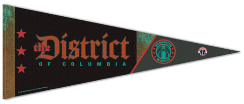 Washington Wizards "The District" 2023-24 NBA City Edition Premium Felt Pennant - Wincraft