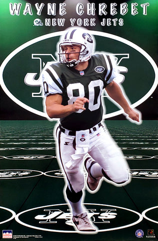 Wayne Chrebet "Matrix" New York Jets NFL Action Poster - Starline 1999