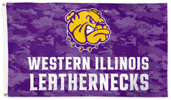 Western Illinois University LEATHERNECKS Official NCAA Deluxe 3'x5' Team Logo Flag - Wincraft