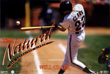 Will Clark "The Natural" San Francisco Giants 1992 MLB Action Poster - Costacos Final Stock Collection
