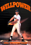 Will Clark "Willpower" San Francisco Giants 1989 MLB Baseball Poster - Costacos Final Stock Collection