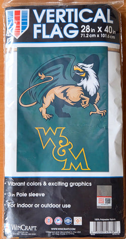 William and Mary Tribe Griffin-Style Official NCAA Team Logo NCAA 28x40 Wall Banner - Wincraft Inc.