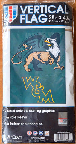 William and Mary Tribe Griffin-Style Official NCAA Team Logo NCAA 28x40 Wall Banner - Wincraft Inc.